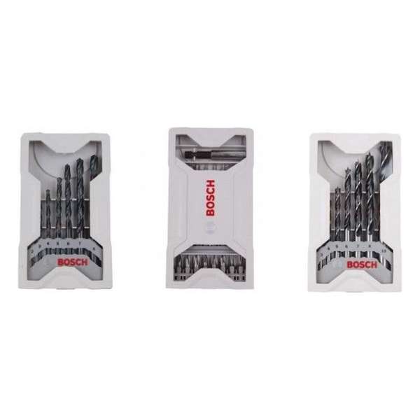 Bosch bit- en boorset 39-delig houtboren, metaalboren, Torx PZ + PH + gleufbits Bosch bit- en boorset 39-delig houtboren, metaalboren, Torx PZ + PH + gleufbits