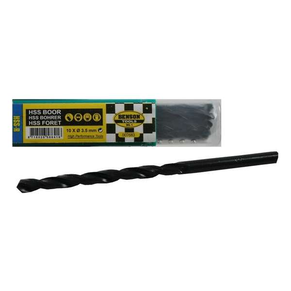 Hofftech HSS metaal boor 3,5 mm. (10 stuks) Hofftech HSS metaal boor 3,5 mm. (10 stuks)