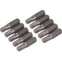 Silverline Bitset - Torx T30 - 25 mm. - CrV - 10 stuks