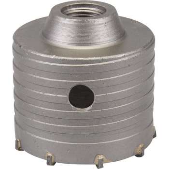 Silverline TCT Kernboor - Gatenboor - Steen / Beton - Ø 76 mm. - Exclusief Kernboordoorn