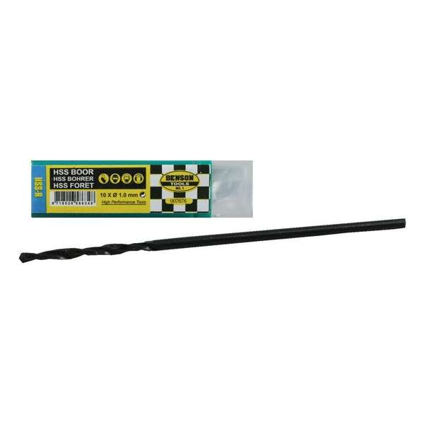 Hofftech HSS metaal boor 1,0 mm. (10 stuks) Hofftech HSS metaal boor 1,0 mm. (10 stuks)