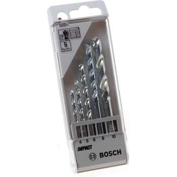 Bosch steenboren set - 4-5-6-8-10 mm