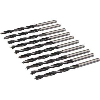 Silverline Houtboren - 4 mm. - 10 Stuks