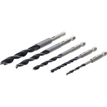 BGS Houtboren set | 4 - 10 mm | Zeskantaandrijving | 5-delig
