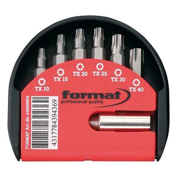 Bitassortiment 7-dlg. TX FORMAT Bitassortiment 7-dlg. TX FORMAT