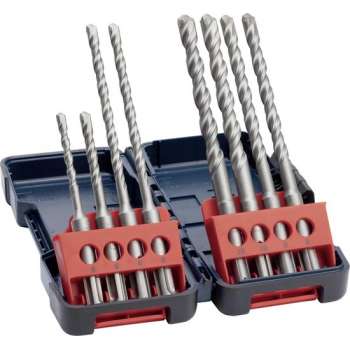 Bosch SDS-plus boren Tough-Box 8-delig