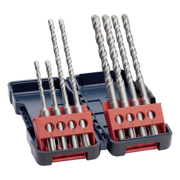 Bosch SDS-plus boren Tough-Box 8-delig Bosch SDS-plus boren Tough-Box 8-delig