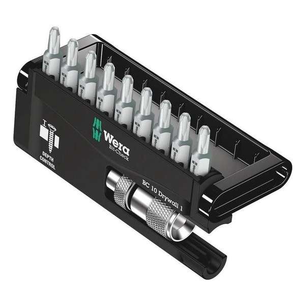WERA Bit-Check 10 Drywall 1 bit-assortiment WERA Bit-Check 10 Drywall 1 bit-assortiment