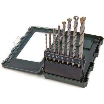 Metabo  8 Delige Steenborenset in cassette 3 - 10 mm