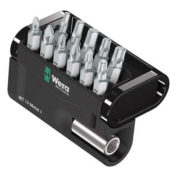 Wera 5057424001 12-delige Bit-Check 12 Metal 1 Bitset Wera 5057424001 12-delige Bit-Check 12 Metal 1 Bitset