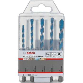 Bosch borenset - 5-delig - HEX-9 Constructie - 2608589530