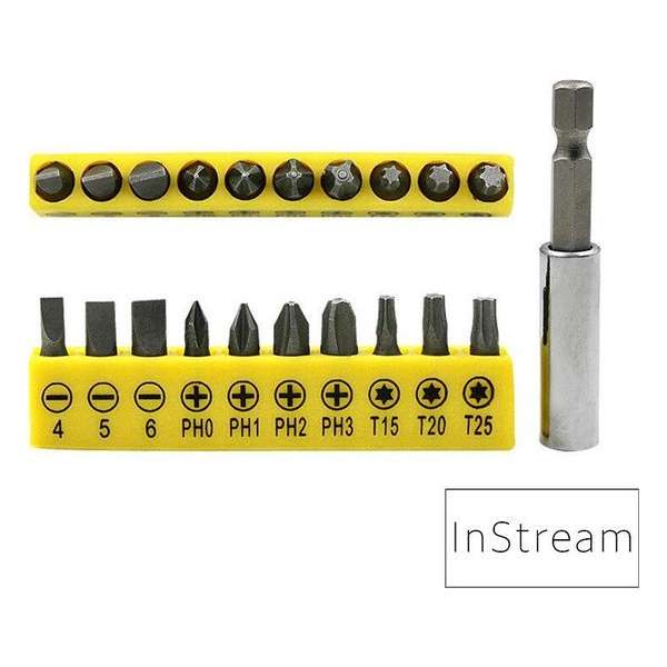 Bitjesset - Bitset - 10stuks - Bitjes - Bitjes set - Bithouder Bitjesset - Bitset - 10stuks - Bitjes - Bitjes set - Bithouder