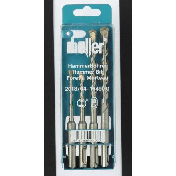 Heller Bionic 16490 0 Carbide Hamerboorset 4-delig 5 mm, 6 mm, 8 mm, 10 mm SDS-Plus 1 set(s) Heller Bionic 16490 0 Carbide Hamerboorset 4-delig 5 mm, 6 mm, 8 mm, 10 mm SDS-Plus 1 set(s)