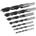 Silverline Houtboor Set - 4 t/m 16 mm. - 7 Delig