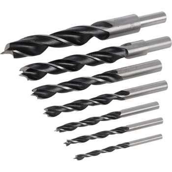 Silverline Houtboor Set - 4 t/m 16 mm. - 7 Delig