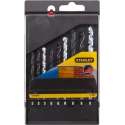 Stanley boorcassette metaal/steen/hout - 9 stuks