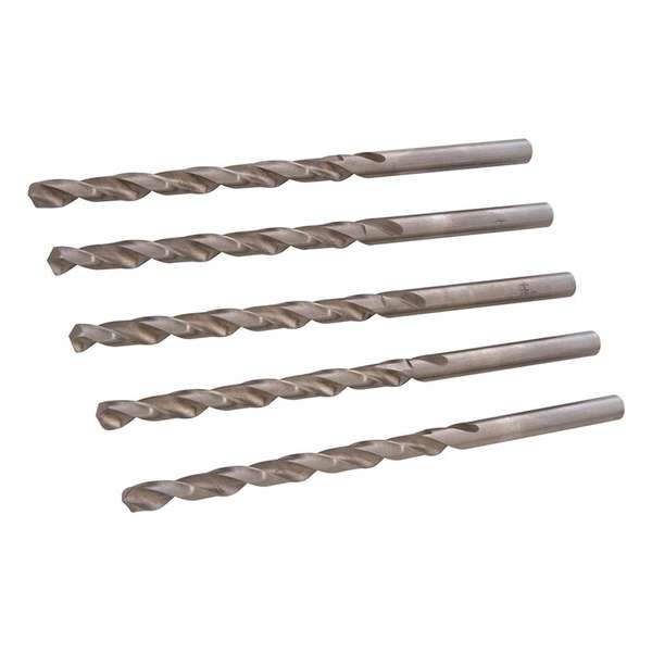 Silverline Lange Metaalboor Rolgewalst HSS-R - 6 x 139 mm. - 5 stuks
