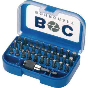 Bohrcraft 32-delige Bitset met Quik-lock houder