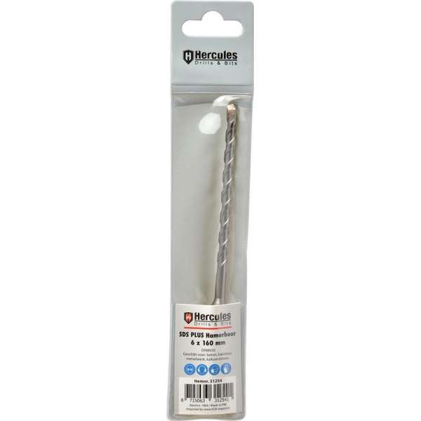 Hercules SDS plus hamerboor - 6 x 160mm Hercules SDS plus hamerboor - 6 x 160mm