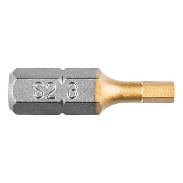 Schroef Bit Inbus HEX 3,0 25 mm. (2X) GRAPHITE Schroef Bit Inbus HEX 3,0 25 mm. (2X) GRAPHITE