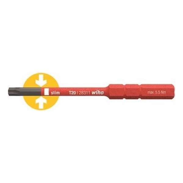 Wiha 2831-15 SoftFinish electric slimBit - T20 x 75 mm - 5,5 Nm Wiha 2831-15 SoftFinish electric slimBit - T20 x 75 mm - 5,5 Nm