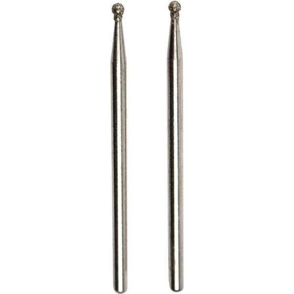 Diamant slijpstiften kogel Ø 1.8 mm. 2 st. Diamant slijpstiften kogel Ø 1.8 mm. 2 st.