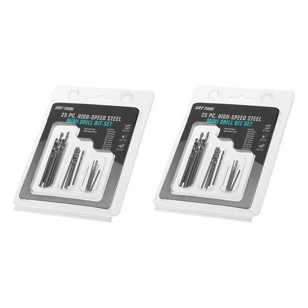 Set van 50 micro hss boortjes (2 doosjes) Set van 50 micro hss boortjes (2 doosjes)