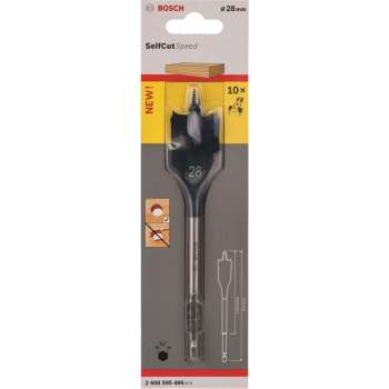 Bosch - Speedborenset Self Cut Speed, zeskant 28 x 152 mm
