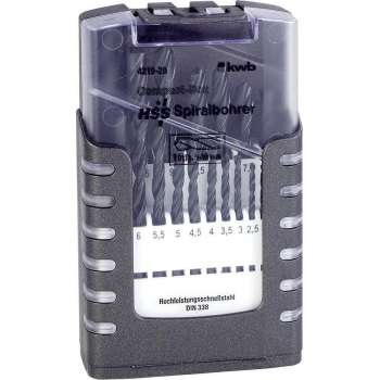 KWB HSS Borenset - 1-10 mm - 19-delig
