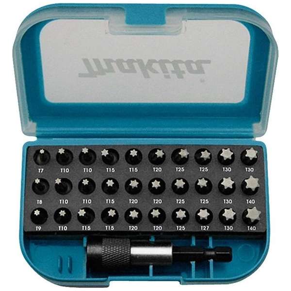 Makita P-73352 Schroefbitset TORX 31-dlg Makita P-73352 Schroefbitset TORX 31-dlg