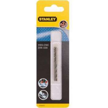 Stanley metaalboor 2,5 mm HSS-CNC STA50753 (2 stuks)