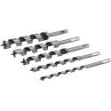 Silverline Slangenboor Set 10 - 25 mm. x 205 mm. - 5 Delig