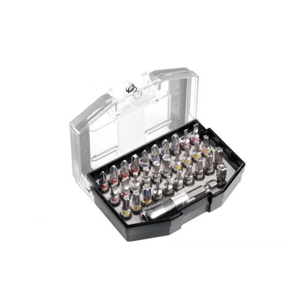 KWB Bit Box Met Riem Clip 32-Delig KWB Bit Box Met Riem Clip 32-Delig