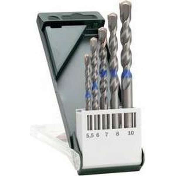 Bosch betonboorset - 5X85 - 6X100 - 6X100 - 8X120 - 10X120 (5) Bosch betonboorset - 5X85 - 6X100 - 6X100 - 8X120 - 10X120 (5)