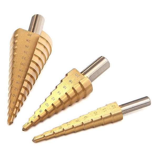 HBM 6 - 39 mm HSS - Tin Gecoate Trapgatboor HBM 6 - 39 mm HSS - Tin Gecoate Trapgatboor