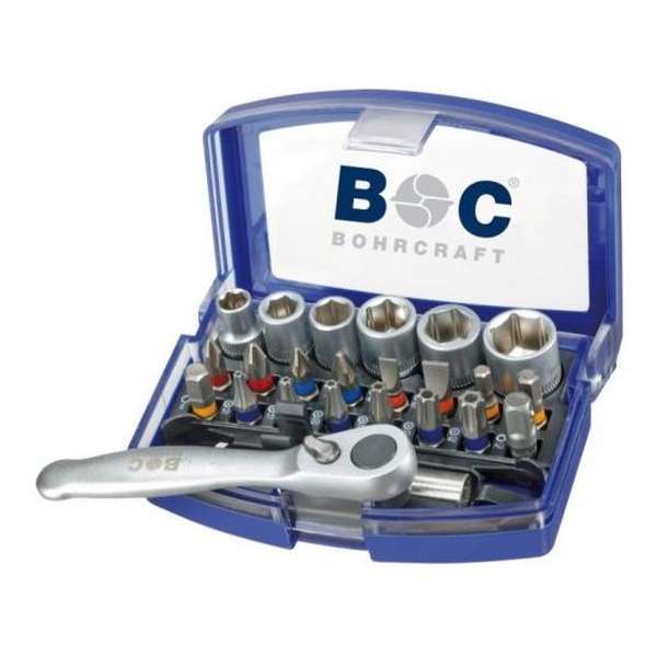 Bohrcraft Bit en doppenset 24-delig Bohrcraft Bit en doppenset 24-delig