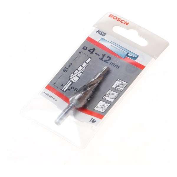 Bosch - Trappenboren HSS 4 - 12 mm, 6,0 mm, 50 mm Bosch - Trappenboren HSS 4 - 12 mm, 6,0 mm, 50 mm
