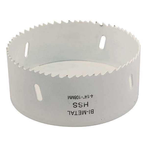 Silverline Bimetalen Gatenzaag - Ø 108 mm. - Aluminium, brons, koper, PVC, acryl en hout