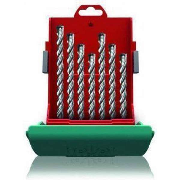 Carbide Hamerboorset 7-Delig Heller Trijet 26813 4 Sds-Plus 1 Set Carbide Hamerboorset 7-Delig Heller Trijet 26813 4 Sds-Plus 1 Set