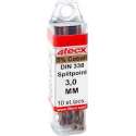 4Tecx Metaalboor 1mm Hss Cobalt Per stuk
