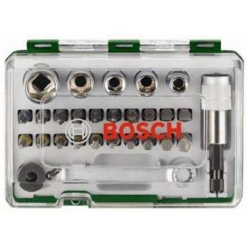 Bosch Bitset Met Mini Bitratel 1/4 27delig accessoire schroefboormachine