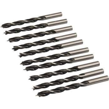 Silverline Houtboren - 8 mm. - 10 Stuks