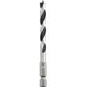 KWB Houtspiraalboren met zeskanthouder 1/4" 3mm