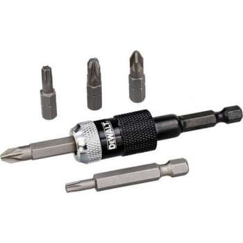 Dewalt DT71514 Compacte Rapid Schroefbitadapter + Bits 6-delig