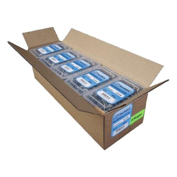 MacNails Draadnagel blank 35x65mm pk (1kg) MacNails Draadnagel blank 35x65mm pk (1kg)