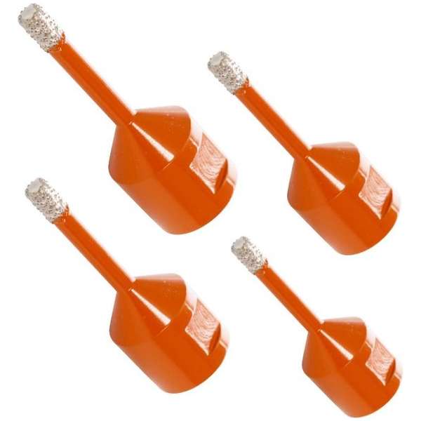 Tegelboren set M14 – Wax Ø 6, 8, 10, 12mm - Droog - Haakse slijper - 4 stuks Tegelboren set M14 – Wax Ø 6, 8, 10, 12mm - Droog - Haakse slijper - 4 stuks