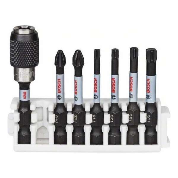 Impact Power Bit 50mm, 7x, bithouder Impact Power Bit 50mm, 7x, bithouder