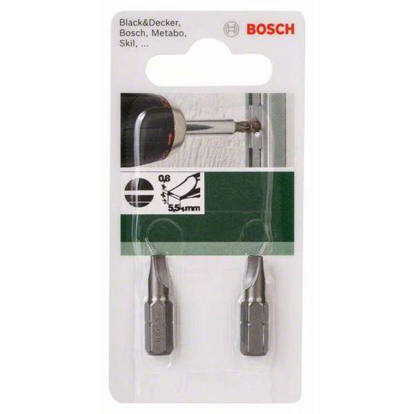 Bosch - Schroefbit standaard HEX S 0,8 x 5,5, 25 mm Bosch - Schroefbit standaard HEX S 0,8 x 5,5, 25 mm
