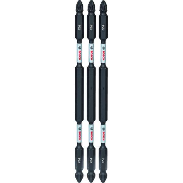 Impact dubbel bit 150mm, PZ2, 3st