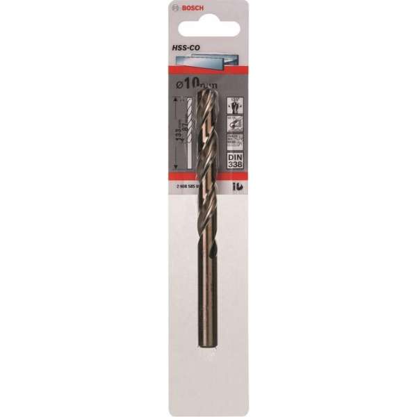 Bosch - Metaalboren HSS-Co, Standard 10 x 87 x 133 mm Bosch - Metaalboren HSS-Co, Standard 10 x 87 x 133 mm